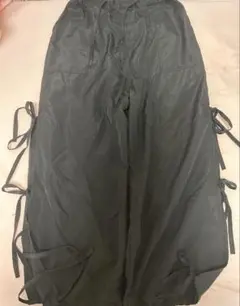 GRL サイドスリットリボンカーゴパンツ グレイル パンツ