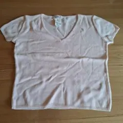 アニエスベー 半袖ニット ピンク