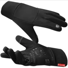 Tophana アウトドアグローブ 防寒グローブ M ブラック　男女兼用　冬用