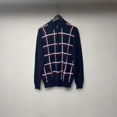 ONESIDER カシミヤ100% チェック柄 セーター　ゴルフ