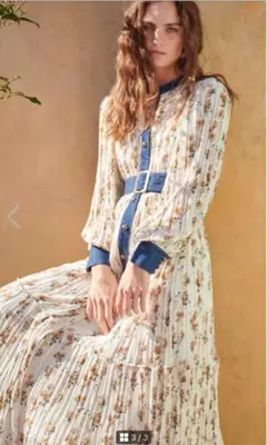 Estella.K カップ付き 花柄ロングワンピース F Estella.K 花柄キャミロングワンピース - メルカリ
