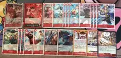 決戦の刻　赤デッキパーツ　ルフィSR