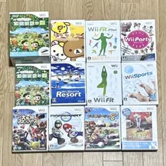 Wiiソフト11個セット どうぶつの森 マリオカート スマブラ リラックマ など