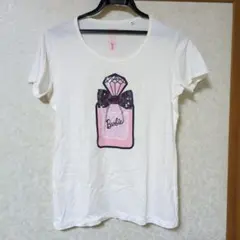 Barbie✕UNIQLOコラボTシャツ　Mサイズ（汚れ少しあり）のサムネイル