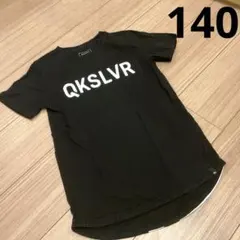 【美品】QUIKSILVER 丈長め　 Tシャツ ブラック 140のサムネイル
