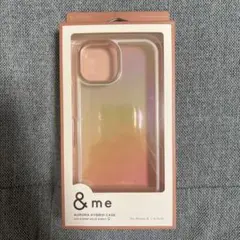 &me オーロラハイブリッドケース iPhone15 ELECOM スマホケース