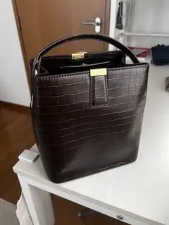 良品⭐︎ハンドバッグ ダークブラウン