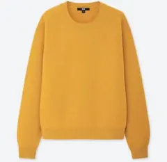 【UNIQLO】プレミアムラムクルーネックセーター Lサイズ