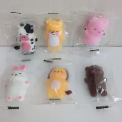 動物 アニマルスクイーズ 6個セット ①