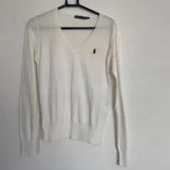 【お値打ち！】ポロ・ラルフローレン ／Vネックコットンサマーニット