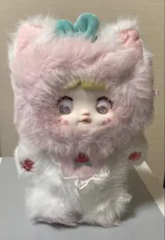 ノミ インタレストシリーズ ピンク/白 18cm ぬいぐるみ