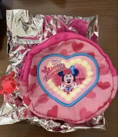 東京ディズニーランド カプセルトイ ミニー ファンダーランド ポーチ ピンク