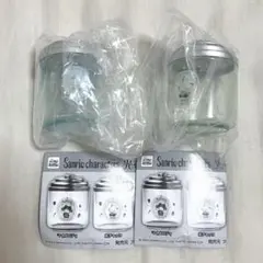 サンリオ　光るキャンディ瓶型小物入れ　ポチャッコ　シナモロール　2個セット