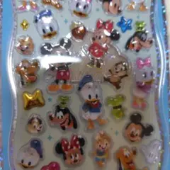 【正規品】ミッキー&フレンズ　プチドロップステッカー