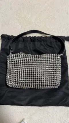 alexanderwang ラインストーン ハンドバッグ ピンクゴールド - メルカリ