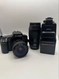 Canon EOS 100QD フィルム一眼レフ　引退品レンズまとめセット Canon EOS 100QD フィルムカメラ 35-105mmレンズ 他 - メルカリ