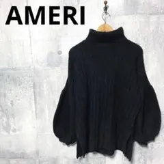 AMERI アメリ レディース FLUFFY loose knit TOP