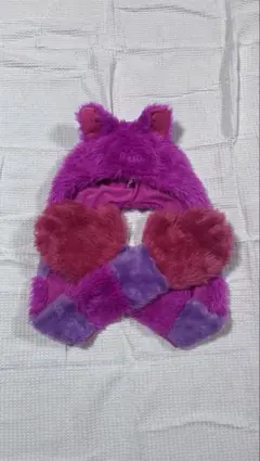 ディズニー チェシャ猫 マフラーキャップ ファンキャップ