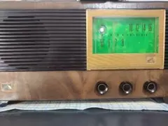 真空管ラジオ ブラウン レトロデザイン