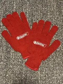 カストロール 【Castrol】 手袋　新品・未使用品 赤・緑 2セット