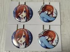五等分の花嫁 一番くじ 三玖 缶バッジ セット