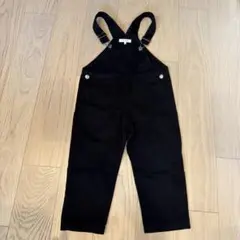GLOBAL WORK 黒 オーバーオール 110