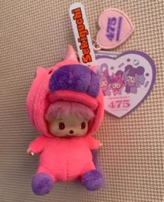 モンチッチ しなこ コラボ SS 顔でかキーチェーン ベビチッチ