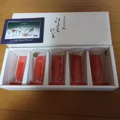 HOYA クリスタルグラス 5個セット　昭和レトロ