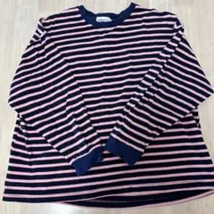 ストライプ 長袖カットソー140cm