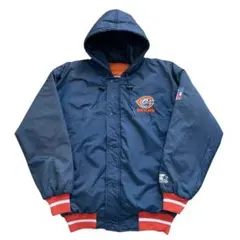 美品 雰囲気抜群 90s スターター NFLシカゴベアーズ ナイロンジャケット