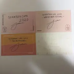 SEVENTEEN セブチカフェ ジョシュア Joshua メッセージカード - メルカリ
