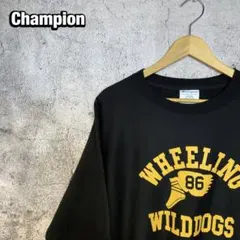Champion リバースウィーブ クルーネックスウェット トレーナー ブラック
