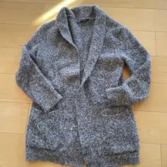 COMME CA ISM グレー カーディガン Mサイズ