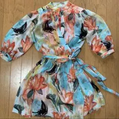 ダイアンシフォンラップワンピース