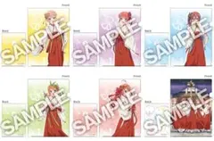 五等分の花嫁　中野 一花　二乃　三玖　四葉　五月　クリアファイル　巫女　コミケ