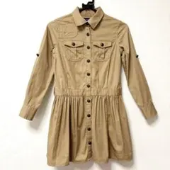 RALPH LAUREN ベージュ シャツワンピース130