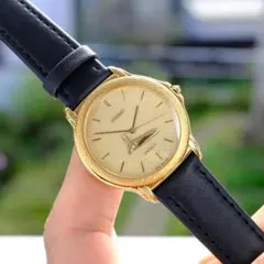 【稼働】SEIKO ゴールド アナログ腕時計