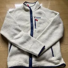 patagonia フリースジャケット Lサイズ クリーム色