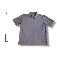 【各種割引】 Dickies 無地 ロゴ ポロシャツ カットソー グレー Lのサムネイル