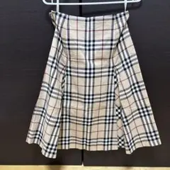 ✨未使用級✨バーバリーロンドン ノバチェック プリーツスカート 春夏