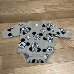 futafuta ミッキーマウス柄ロンパース 70サイズ