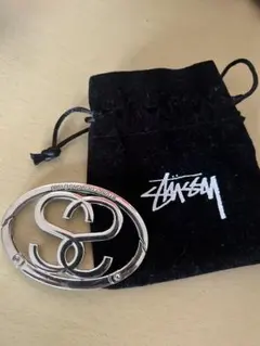 Stussy SS LINK カラビナ シルバー - メルカリ