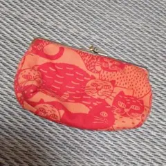 ハンドメイド商品　猫　ネコ　がま口　ポーチ★