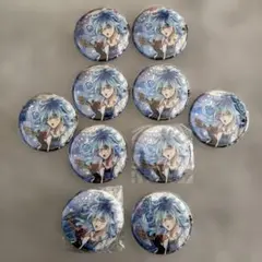 ツイステ イデア・シュラウド 缶バッジ 10個セット 同柄 まとめ売りディズニー