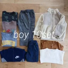 《最終お値下げ》男の子⭐秋冬物１０点おまとめ売り110cm