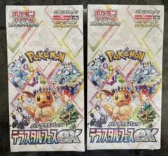 ポケモンカードゲーム テラスタルフェスexシュリンク付き2BOX