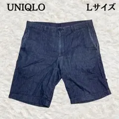 UNIQLO ユニクロ デニムショートパンツ ハーフパンツ L インディゴ