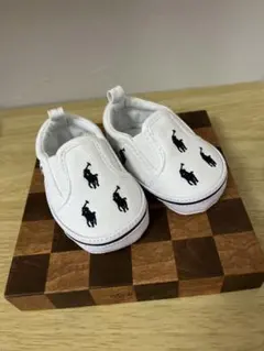 Polo Ralph Lauren ホワイトスリッポンシューズ