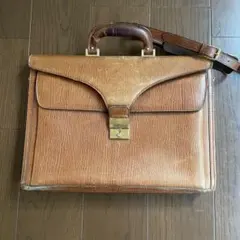 ビンテージ BALLY ビジネスバッグ ブラウン系 ショルダー付き