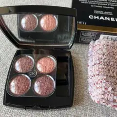 シャネル CHANEL レ キャトル オンブル 02 ツイード プールプル